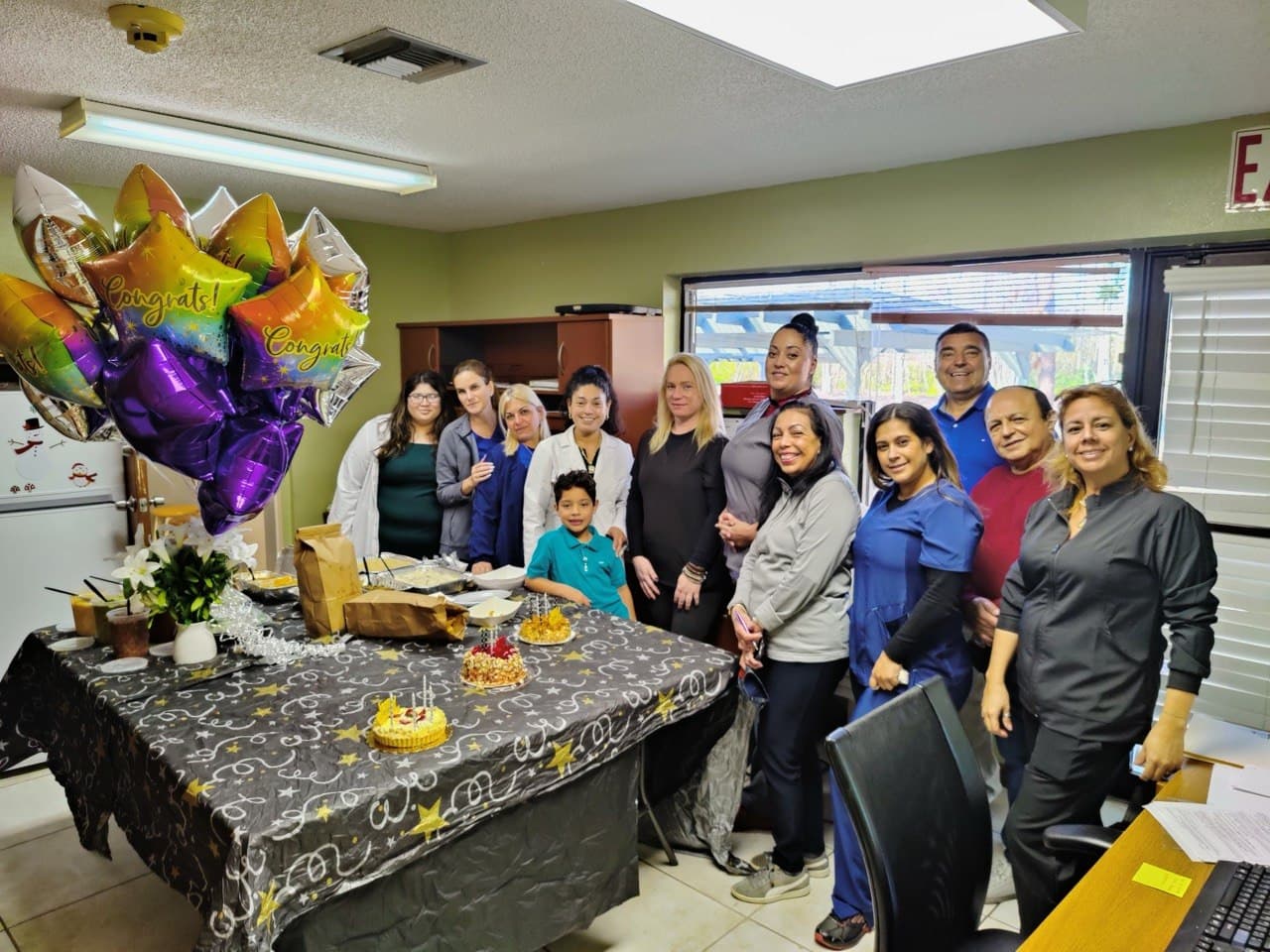 Dr. Catherine Arevalo with the Lake Nona Medical Services clinical team